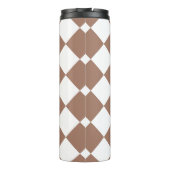 白とモチャムースのダイヤモンドパターン タンブラー (裏面)