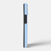 白とライトブルーのデイジーパターン Case-Mate iPhoneケース (裏面 / 右)