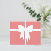 白と光のサンゴの存在包まれた点 ポストカード (スタンド正面)