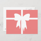 白と光のサンゴの存在包まれた点 ポストカード (正面/裏面)