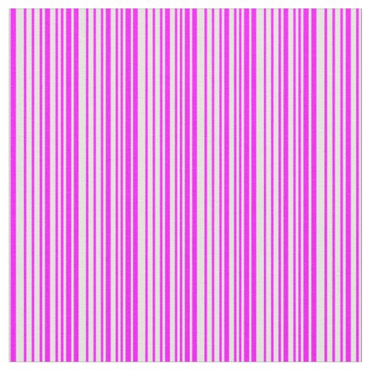 白と明るい赤紫色の色のパタストライプのーン ファブリック (クローズアップ)