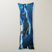 白と海の素晴らし水、バブルパシフィック枕 ボディピロー (裏面 (縦))