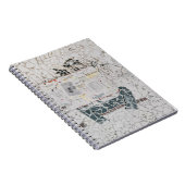 白と灰色のコンクリート壁の白のプリンタ紙 ノートブック (右側)