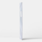 白と灰色のストライプの織物 Case-Mate iPhoneケース (裏面 / 右)