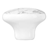 白と灰色の大理石のテクスチャイメージ セラミックノブ (側面)