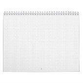 白と灰色の幾何学模様と連動 カレンダー (カバー)