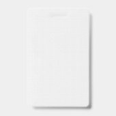 白と灰色の幾何学模様と連動 バッジ (裏面)