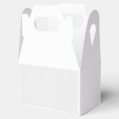 白と灰色の幾何学模様と連動 フェイバーボックス (オープン)