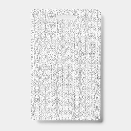 白と灰色の幾何学的パターンがイメージを塗りつぶす バッジ (正面)