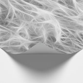 白と灰色の煙 ラッピングペーパー (角)