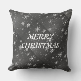 白と灰色の雪の上に黒い空， ZSSG クッション