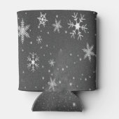 白と灰色の雪の上に黒い空, ZSSG 缶クーラー (裏面)