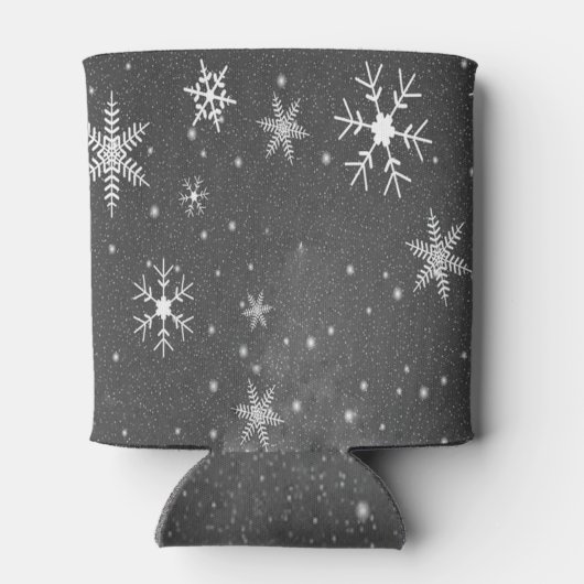 白と灰色の雪の上に黒い空, ZSSG 缶クーラー (裏面)