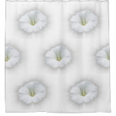 白と灰色 シャワーカーテン (正面)