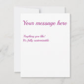 白と白のダイヤモンドパターン 出欠カード (裏面)