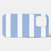 白と空 – 青のパターンの大文字と小文字の区別 Case-Mate iPhoneケース (裏面 (横))