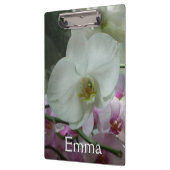 白と紫のラン クリップボード (左)