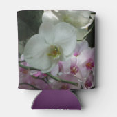 白と紫のラン 缶クーラー (裏面)