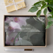 白と紫のラン 薄葉紙 (ギフト)