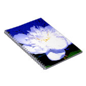 白と紫の牡丹の写真 ノートブック (右側)