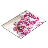 白と紫の異なる2つのラン ノートブック (左側)