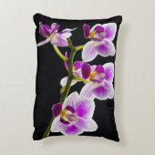 白と紫の蘭 アクセントクッション (裏面(縦))