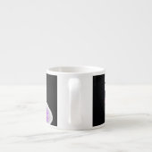 白と紫の蘭 エスプレッソカップ (裏面)