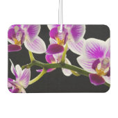 白と紫の蘭 カーエアーフレッシュナー (正面)