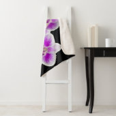 白と紫の蘭 シェルパブランケット (インサイチュ)