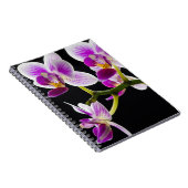 白と紫の蘭 ノートブック (右側)