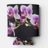 白と紫の蘭 缶クーラー (裏面)