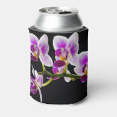 白と紫の蘭 缶クーラー (缶裏面)