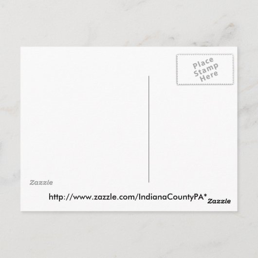 白と紫の虹彩 ポストカード (裏面)