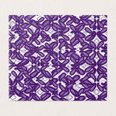 白と紫のmを使った左右対称の模様 (外部フラット)