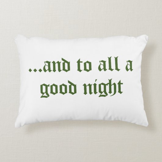 白と緑かわいらしのクリスマスアクセント枕 アクセントクッション (正面)