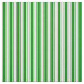 白と緑のストライプ ファブリック (見本)