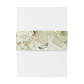 白と緑のフローラベリーバンド結婚ズ 招待状ベリーバンド (裏面例)