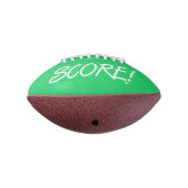 白と緑のミニサッカーボール アメリカンフットボール (回転270)