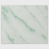 白と緑の大理石のラッピング紙 ラッピングペーパー (フラット)