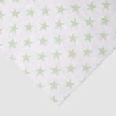白と緑の星 薄葉紙 (詳細)