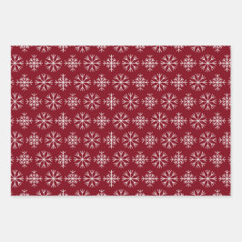 白と緑の背景クリスマスの雪 ラッピングペーパーシート