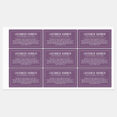 白と縁ど線編集可能な色の成分 ラベル (シート)