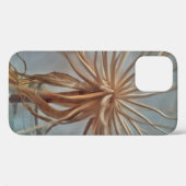 白と茶の抽象芸術絵画 Case-Mate iPhoneケース (裏面 (横))