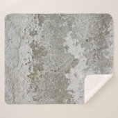 白と茶色のエリアじゅうたん シェルパブランケット (正面(横))