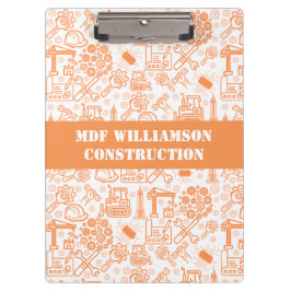 白と茶色の建築設計図エンジニア クリップボード