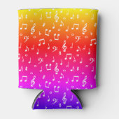 白と虹のミュージカル 缶クーラー (正面)