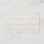 白と赤いハート 名刺 (裏面)