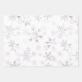 白と赤のクリスマス ラッピングペーパーシート (正面3)