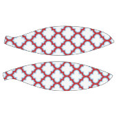 白と赤のトレリス、ラティス、クローバー バスケットボール (パネル)