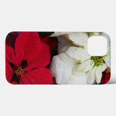 白と赤のポインセティアスIIクリスマスホリデー Case-Mate iPhoneケース (裏面 (横))